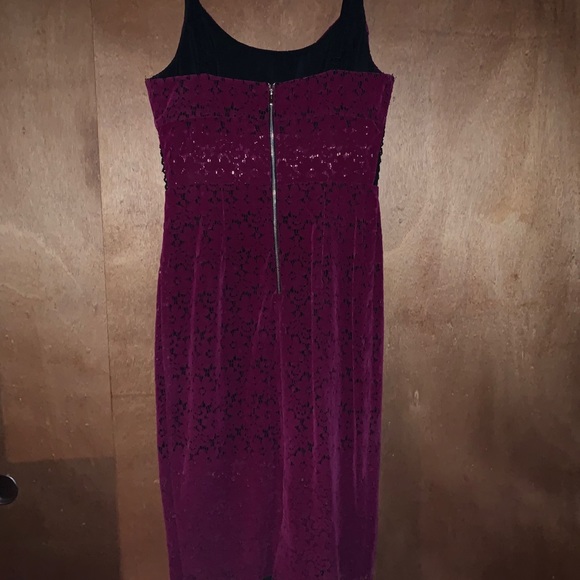 Plum Cut Out Bodycon Dress size 8 - Picture 2 of 4